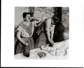 Degas NYC Photo Exhibit. Labeled onThe Verso