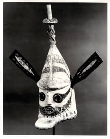 Mask Helmet 19-20 TH Cent NYC Photo Metropolitan Museum