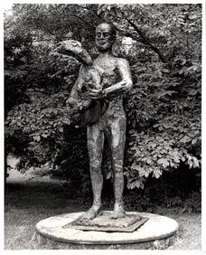 Pablo Picasso Photo Man W/ Lamb 1944 Bronze Master Piec