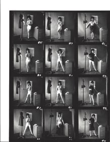 Vintage 1960's Sweet n sassy Art Posed Model.Contact Sheet