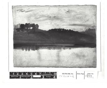 Turner Watercolor Photo In Petworth Park 1828 Art Colle