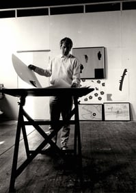 Photography Derrick Greaves in His Studio