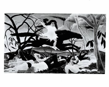 1984 Photo- Henry Rosseau War Painting