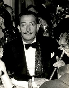 Salvador Dali Photo Surrealist Artist Iconic Moustache
