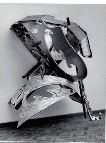 1983 Photo Western Driefontein Sculpt By Frank Stella