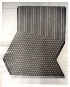 1972 Photo Linear Composition Painting By Joseph Stella