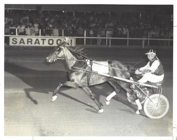 1970 Harness Racing Photo Horse "Vanaro" Bill Popfinger Saratoga New York