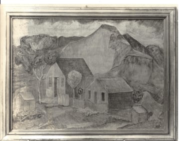 1935 Photo Virginia City Painting By Worth Ryder San Fr