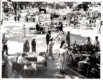 1959 Large Photo Oak Park Art Show