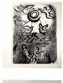1972 Photo Marc Chagall - Creation Painting