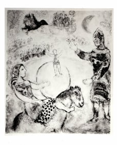 1975 Photo Marc Chagall - The Large Gray Circus