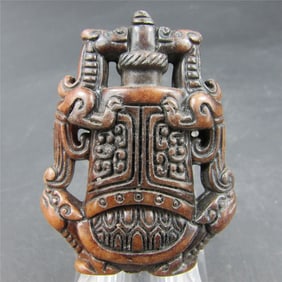 Antique Chinese Carved Natural Jade Sculpture