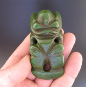 Antique Chinese Hongshan Turquoise-Jade Statue