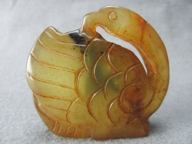 Antique Carved Chinese Jade Statue