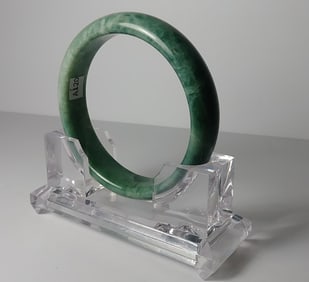 Antique Natural Jade Nephrite Bangle