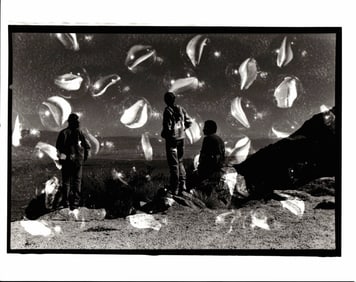 Original 1989 B&W Photographic Artistic Photo Effects.P