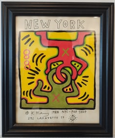 Keith Haring’s - 292 Lafayette Street NYC Painting .