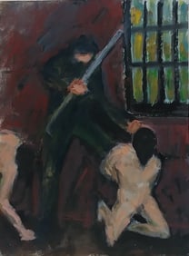 1969 Woodstock Impressionist Ralph Neaderland Oil Paint