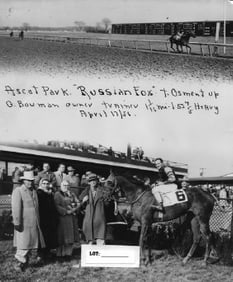 Winner Horse Racing Track 1950\'s And 60\'s.