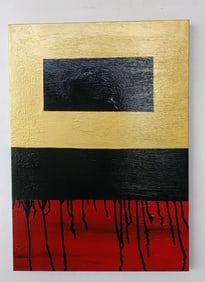 Abstract Modern Print. Thick Paper White Border. Paper