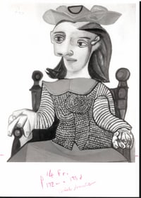 Original Vintage Photography Pablo Picasso