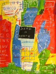 Abstract Painting on Canvas SAMO