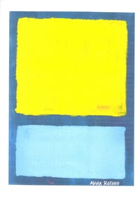 Fine Art Mark Rothko Print on High Quality Paper.