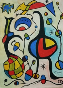 Fine Art Miro Print  Paper.