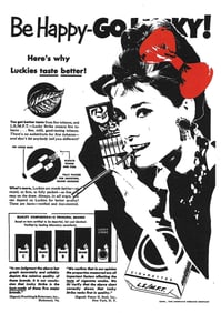 Death NYC Pop Art Lithograph W/COA - BE HAPPY GO LUCK !