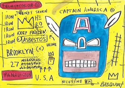 Nicotine  New York Expressionist Painting Mixed Media