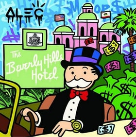 Pop Art Modern Print. Thick Paper White Border