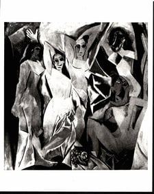 Vintage Pablo Picasso Photography Les Demoiselles
