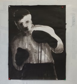 Painting Tribute to The Greatest. Great Boxing Legend Dramatic Style