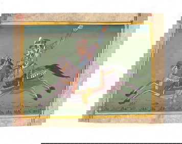 Persian Maharajah Hunting Illuminate Painting