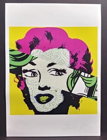 Pop Art Lithograph Print W/Certificated of Authenticity