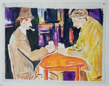 Paul Gauguin Unsigned Painting on Canvas