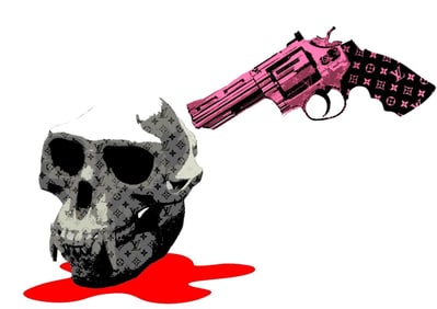 Pop Art Lithograph Print W/Certificated of Authenticity