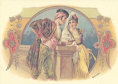 Cigar Label Collectible Postcard