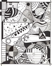 Original Artwork Abstract Modern Avant-Garde Painting