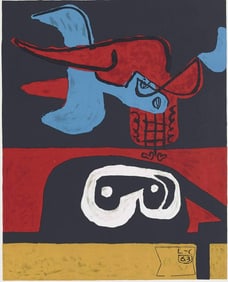 1963 Plate Le Corbusier Lithograph Print