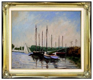 Claude Monet (French, 1840-1926) Oil Painting on Canvas.Famous Masters Works
