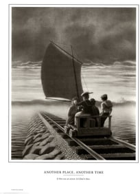 Original Print.A Strange Day in July by the American author Chris Van Allsburg