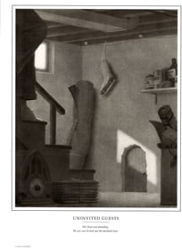 Original Print.A Strange Day in July by the American author Chris Van Allsburg