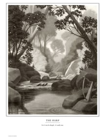 Original Print.A Strange Day in July by the American author Chris Van Allsburg