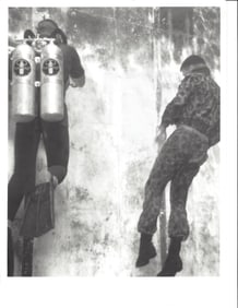 1960 Marine Corp Camp Pendleton California underwater Photography.