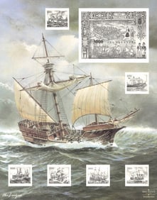 Lot of 50 Yugoslavia Sailing Ships Mint Stamp.