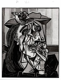 Pablo Picasso Photography  - Weeping Woman -The Tate Gallery