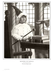 Original Print.A Strange Day in July by the American author Chris Van Allsburg