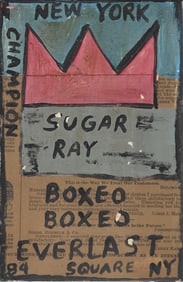 Large Le Corbusier Lithograph Print on Canvas.