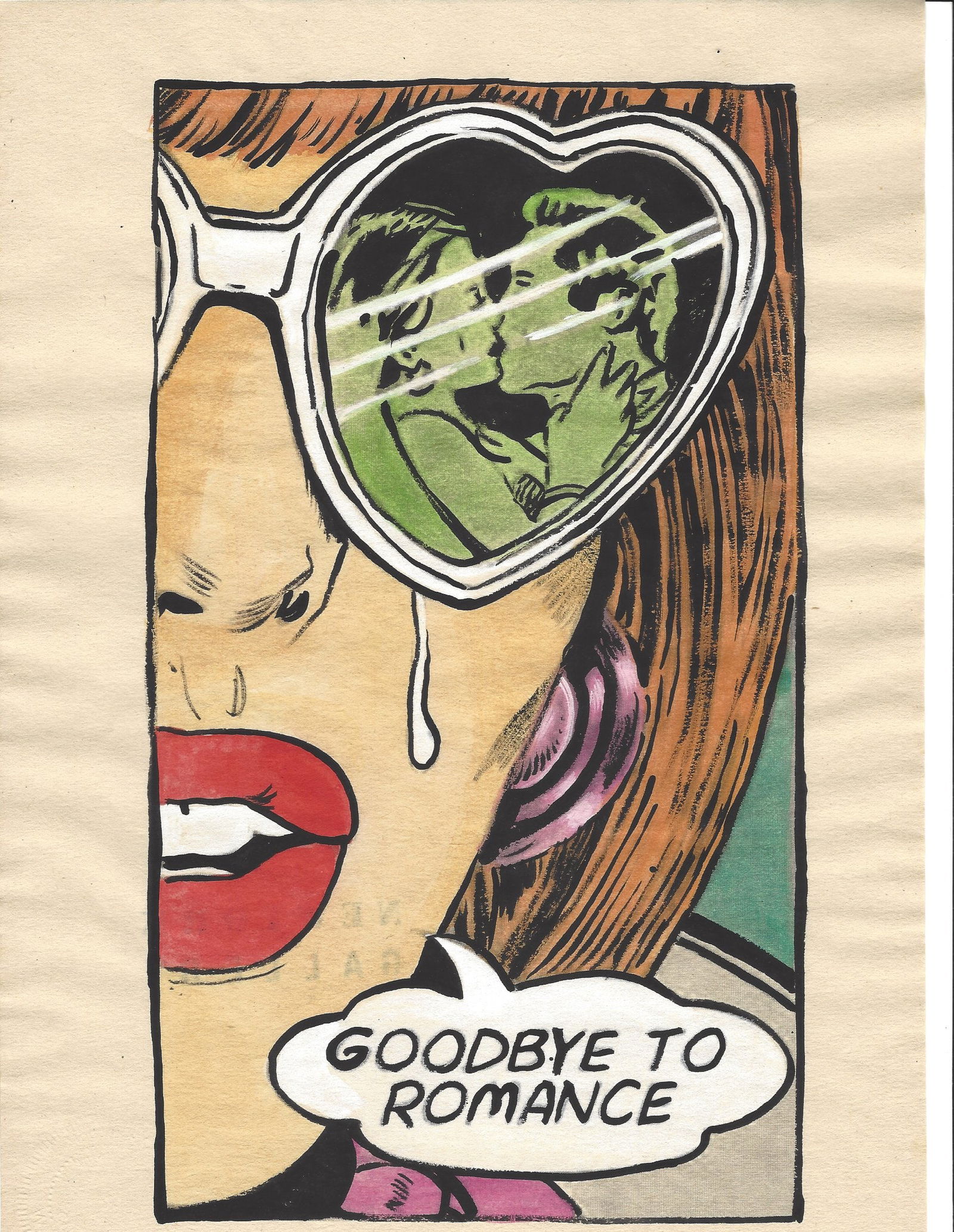 Mixed Media on Paper. Signed Lower right Roy Lichtenstein (1 of 2)